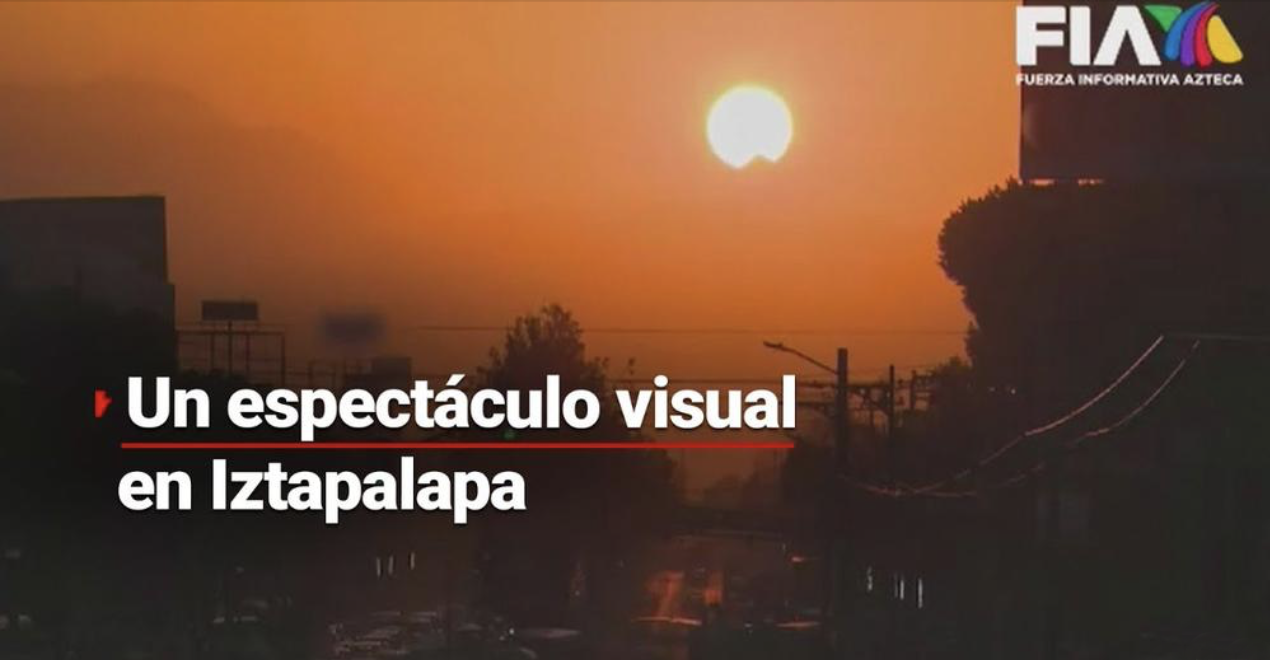 Un espectáculo visual en Iztapalapa
