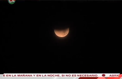 Noticiero México al Día Vespertino, eclipse Luna Azul