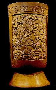 Vaso ritual que representa a Mictlantecuhtli