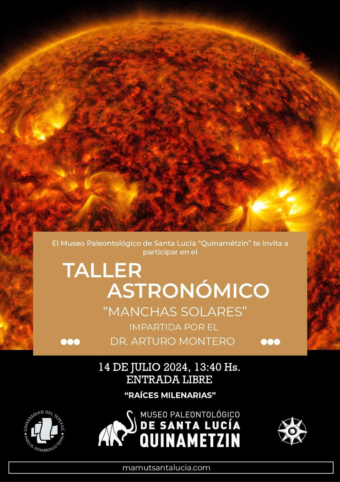 Taller Astronómico 'Manchas solares'