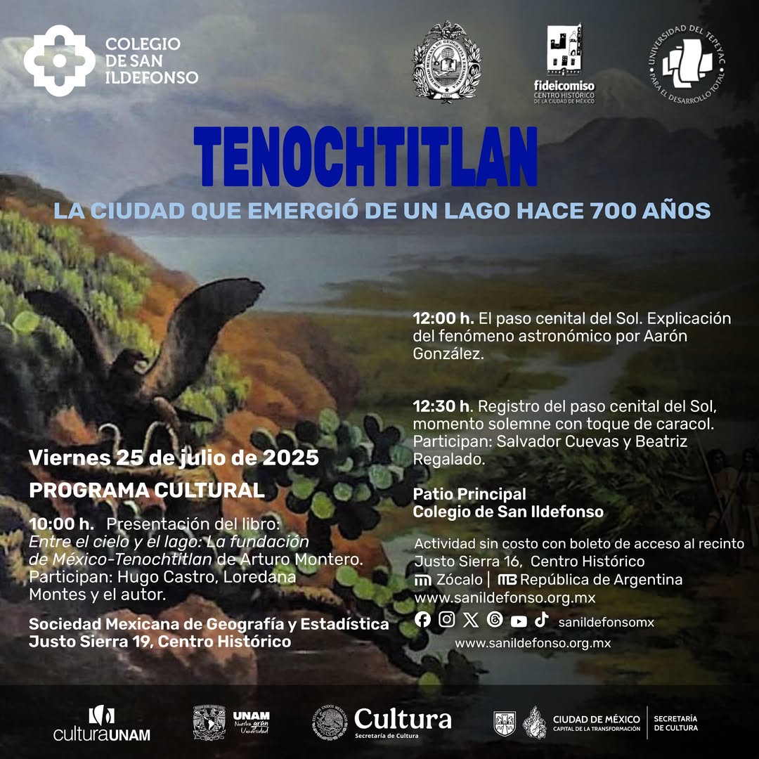 Tenochtitlan, La ciudad que emergió de un lago hace 700 años