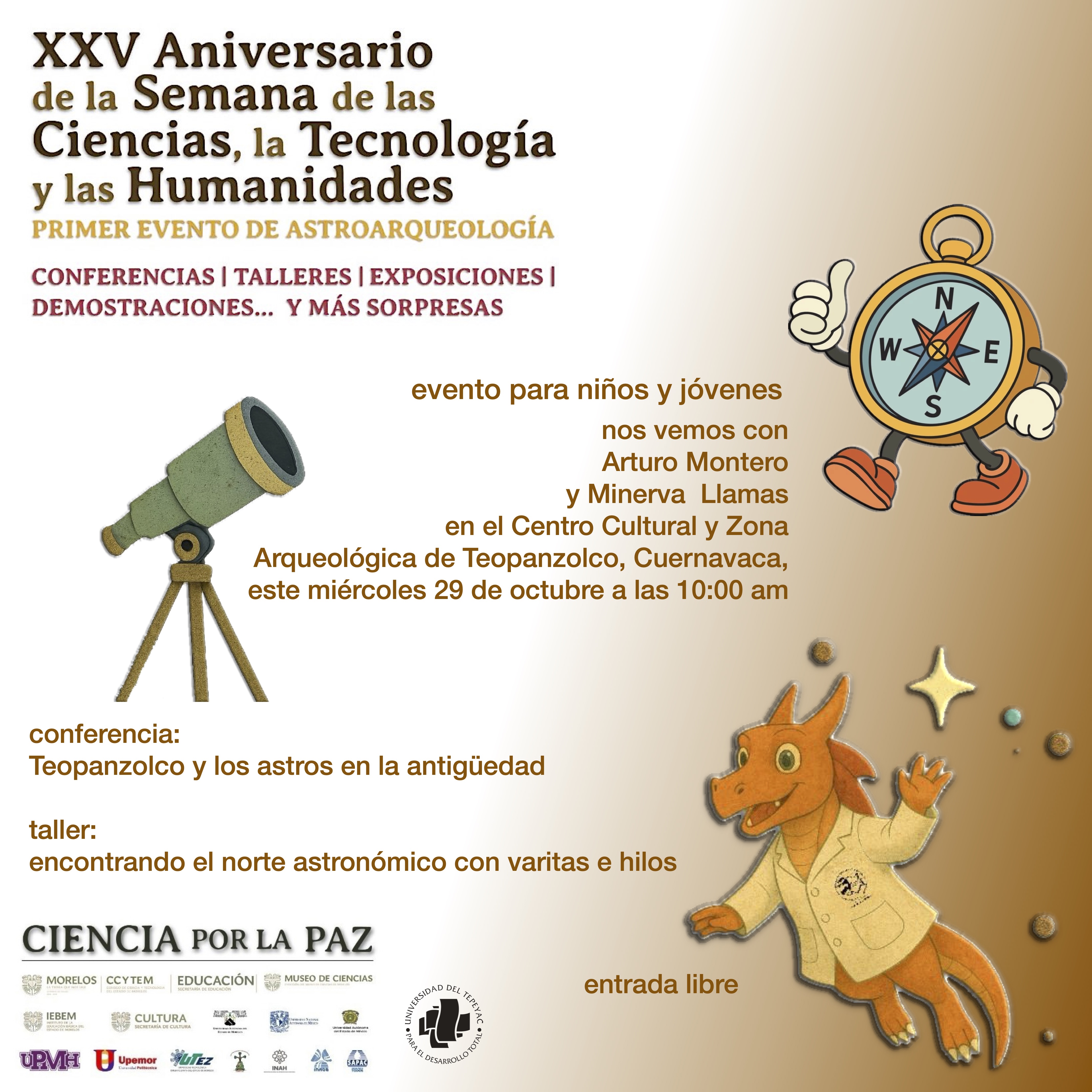 XXV aniversario de la semana de las Ciencias, la Tecnología y las Humanidades
